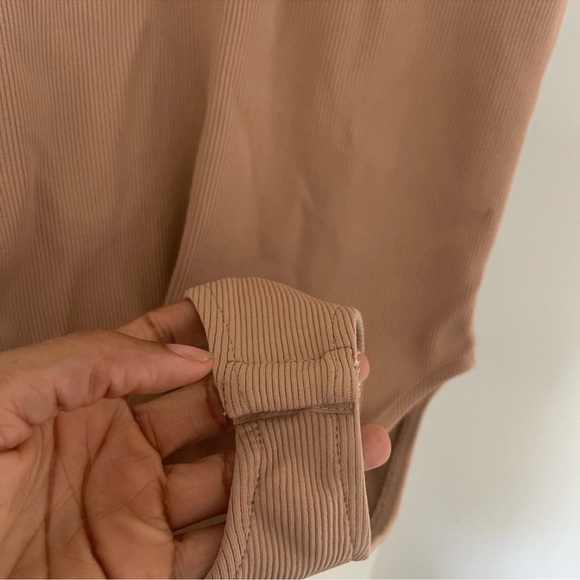 Zara Beige Tulle Bodysuit - Picture 8 of 9